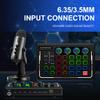 Nuoxiange V88 Live Sound Card for Streaming, Bluetooth Audio Mixer with Voice Changer & Funny Sound Effects - Portable Mini DJ Board for Kids, Gaming, Karaoke, TikTok - Great Beginner Gift view 2