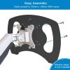 QERPON Laptop Attachment DML1 | Silver Desk Mount Support Tray for Laptop/Tablet/ | VESA 75/100 | 8kg Capacity view 3