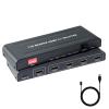 8K HDMI Splitter 1 in 4 Out,with EDID, 3D Stereo, 12-bit Deep Color, 48Gbps, Plug & Play, HDMI Splitter for Windows, Mac, Linux, Projectors, Laptops, Desktops (SP104SKE) view 1