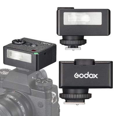 Godox Flash IM30 Camera Flash Pocket Flash, 6500K  200K Color Temperature, 7 Power Levels (1/64~1/1), Guide No. 15 (ISO 100, Meters) Pocket Flash, Flash for Camera
