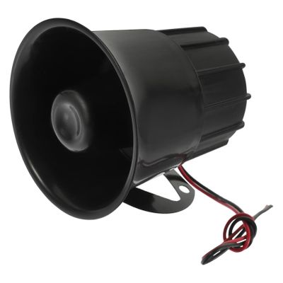 MERRYHAPY 12v Siren Speaker Outdoor Alarm Siren Durable Car Communication System with Loud Single-Tone Horn for Trucks Motorcycles and Emergency Situations