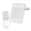 Remote Control Page Turner RF & Bluetooth Clicker for Kindle Paperwhite Oasis Scribe Colorsoft Kobo Boox e-Reader TikTok YouTube Camera iPad iPhone Galaxy Phone Tab (White) view 1