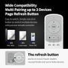 Remote Control Page Turner RF & Bluetooth Clicker for Kindle Paperwhite Oasis Scribe Colorsoft Kobo Boox e-Reader TikTok YouTube Camera iPad iPhone Galaxy Phone Tab (White) view 3