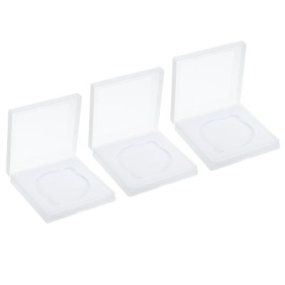 PATIKIL 77mm Lens Filter Case, 3pcs Camera Filter Case Portable Lens Filter Box Water Resistant Dustproof Plastic for Photography Filter Storage