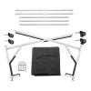 AWPWAY Hard Top Storage with Cover Bolts for Porsche,for Benz,for Mazda,for Chevy White C1,C2,C3,C4,W121,W113,W194,R107,R129-Series TC107WHITE HS1000W SG1510 view 4