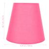 Decorative Cloth Clip on Lamp Shade Replacement for Table Lamps view 2