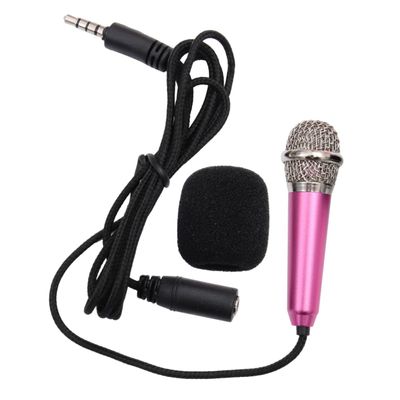 Alasum Portable Mini Wireless Microphone for Phone Pc Lightweight Handheld Karaoke Device with Dynamic Sound for Singing Chatting and Recording