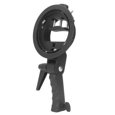 Handheld Grip S Type Bracket, S Type Bracket Portable Foldable Flexible Adjustment Stable for Flash