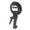 Handheld Grip S Type Bracket, S Type Bracket Portable Foldable Flexible Adjustment Stable for Flash view 2