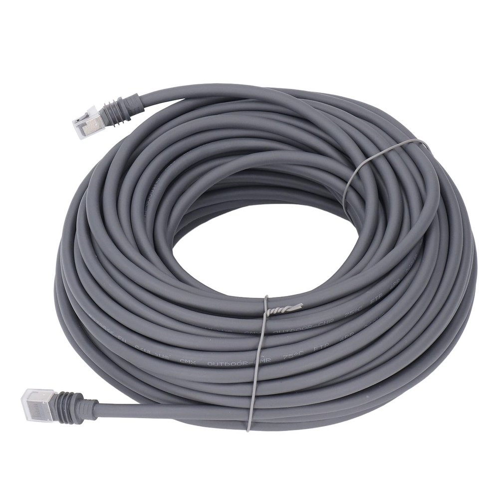 Rectangular Satellite Extension Cable for Gen 3,Data Transfer Speed Up to 2000Mbps, 49FT Cable Length, and Flexible Cable with Protective Caps, Welding Connectors with G