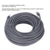 Rectangular Satellite Extension Cable for Gen 3,Data Transfer Speed Up to 2000Mbps, 49FT Cable Length, and Flexible Cable with Protective Caps, Welding Connectors with G view 2