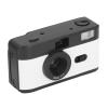 35MM Film Camera, Reusable Lightweight Vintage Camera Built in Flash with 28MM F/8 Lens 1/120s Shutter Speed (Black White) view 2