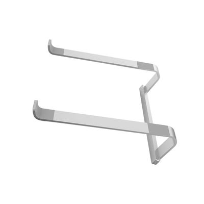 KONTONTY Aluminum Alloy Collapsible Laptop Stand Practical Desktop Heat Sink Base for Couch Bed Silver