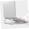 KONTONTY Aluminum Alloy Collapsible Laptop Stand Practical Desktop Heat Sink Base for Couch Bed Silver view 4