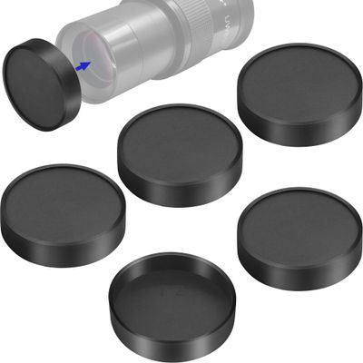 Alstar 5 Pcs Dust Caps for Eyepiece, Barlow Lens, Diagonal & Accessories - M48 X 0.75 Telescope Protection