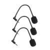 CORHAD 3pcs Microphone Computer Small Clip Microphone Mono Channels Stereo Safe Material view 1