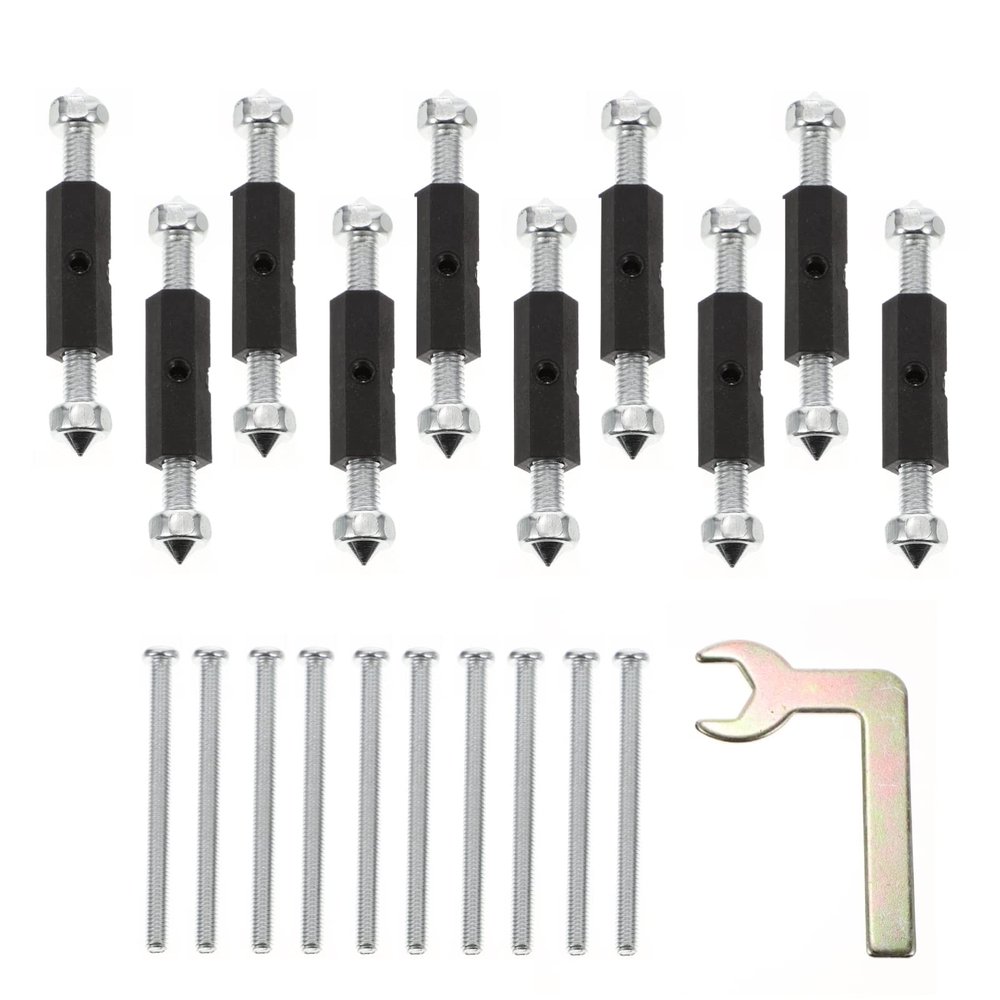JECOMPRIS 10pcs Type Back Box Patcher Pan Head Screws Electrical Junction Box Repair Kit