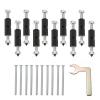 JECOMPRIS 10pcs Type Back Box Patcher Pan Head Screws Electrical Junction Box Repair Kit view 1