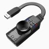 Argzm USB Sound Card with Virtual 7.1 Surround Sound for PC Gaming Gamers USB External Sound Adapter Quick Installs view 1