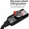 Argzm USB Sound Card with Virtual 7.1 Surround Sound for PC Gaming Gamers USB External Sound Adapter Quick Installs view 3