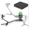 360 Degree Spinner Turntable - Rotating Camera Slider with Adjustable Handle, Suction Cup Base for Unboxing,Professional Product Photography, Photo Booth (EVA Hard Case) view 1