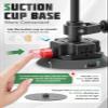 360 Degree Spinner Turntable - Rotating Camera Slider with Adjustable Handle, Suction Cup Base for Unboxing,Professional Product Photography, Photo Booth (EVA Hard Case) view 3
