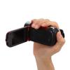 4k Camcorder, Podcast Camera, 4k Video Camera Portable Full HD 48mp Camcorder with 2.7 in 270 Rotating LCD, 16x Digital Zoom, USB and Flash Connectivity - for Travel and (Red) view 4