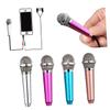 Alasum 2pcs Mini Microphone for Phone Recording Podcast Recording Microphone Random Style view 1