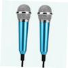 Alasum 2pcs Mini Microphone for Phone Recording Podcast Recording Microphone Random Style view 4