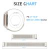 Amzpas bands for Fitbit Charge 6 Bands for Women Men, Stainless Steel Mesh Wristband with Magnet Clasp for Fitbit Charge 6 / Fitbit Charge 5 (Starlight) view 3