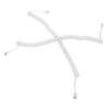 CIYODO 2pcs Coiled Telephone Cord for Landline Durable and Flexible Design for Communication Replacement for Office and Home Use view 1