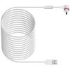 Brass Power Extension Cord Long Charging Cable Upgrades For Camera Systems Enhances Camera Positioning & Usability view 4