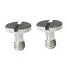 CAXUSD 5pcs Flat Head Quick Release Camera Gimbal Screw Adapter for DSLR Tripod Light Stand Durable Easy to Install Professional Photography view 1