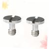 CAXUSD 5pcs Flat Head Quick Release Camera Gimbal Screw Adapter for DSLR Tripod Light Stand Durable Easy to Install Professional Photography view 2