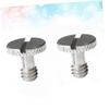 CAXUSD 5pcs Flat Head Quick Release Camera Gimbal Screw Adapter for DSLR Tripod Light Stand Durable Easy to Install Professional Photography view 3
