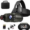 [2025 Upgrade] 4K Head-Mounted Digital Infrared Night Vision Goggles for Adults, with 3" Screen 1312FT Compatible with Fast MICH Helmet for Long Range Airsoft Military Hunting Tactical Gear view 1