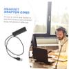 KONTONTY Female to Male Adapter for Headset Rj9 Converter Cable for Office Phone view 3