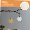 ULDIGI Woven Lamp Shade for Rustic Hanging Lights Rattan Design Replacement for Pendant Lamps Home Wedding view 4