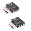 Daakro ZK-1002T Bluetooth Amplifier Board,100W+100W 2.0 Channel Amp Board w/Treble/Bass Control,DC 12-24V, BT/AUX Inputs,Audio Amp Board for Home DIY Wireless Speakers,Password Free (2PCS ZK-1002T) view 1