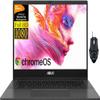 ASUS 14 Inch Chromebook CM1402 Laptop, 8-Core MediaTek Kompanio 520, FHD, 4 GB RAM, 192 GB Storage(64 GB eMMC + 128 GB Micro SD), WiFi 6, Webcam, Long Battery Life, Chrome OS, Design Mouse view 1