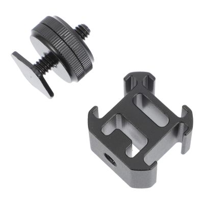LIFKICH 1set Hot Shoe Mount Adapter for Camera Triple Shoe Port for Microphones Led Lights and Flashes for Live Streaming and Video Recording