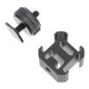 LIFKICH 1set Hot Shoe Mount Adapter for Camera Triple Shoe Port for Microphones Led Lights and Flashes for Live Streaming and Video Recording view 1
