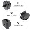 LIFKICH 1set Hot Shoe Mount Adapter for Camera Triple Shoe Port for Microphones Led Lights and Flashes for Live Streaming and Video Recording view 3