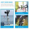 LIFKICH 1set Hot Shoe Mount Adapter for Camera Triple Shoe Port for Microphones Led Lights and Flashes for Live Streaming and Video Recording view 4