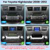 12Core 8G+128G Car Radio Stereo for Toyota Highlander 2008-2012: Wireless Carplay&Android Auto with Android 13 Support Bluetooth/Voice Control/GPS/WiFi/Back-up Camera/SWC/FM, 10 Inch IPS Touch Screen view 2