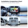 5G WiFi Car Radio for Toyota RAV4 2007-2012: 10.1 Inch Touch Screen Android Car Stereo with Wireless Carplay&Android Auto GPS Navigation Bluetooth FM RDS Audio Backup Camera SWC view 3