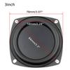 honselia 2 Pcs 3in 78mm Bass Speaker Passive Radiator Film Subwoofer Vibration Diaphragm Plate Vibrating Membrane with Screws DIY Repair view 2