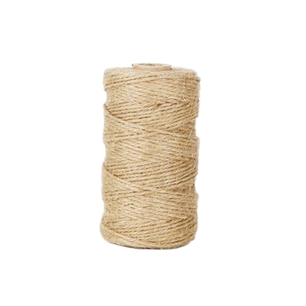 Anneome 100m Natural Jute Twine Rope for Crafting DIY Projects Party Decorations Gardening and Wrapping and Versatile Twine String Natural