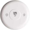 Replacement for 1-Gang Telephone Jack, Round, Flush, 4-Conductor, White - pack of 10 view 1