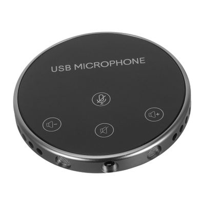 CAXUSD Omnidirectional USB Microphone for Laptop Mic Conference Call Game Chat Pickup